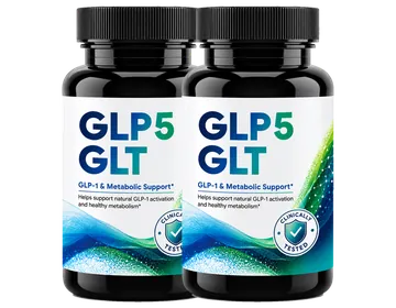 GLP5 GLT GLP-1 & Metabolic Support Capsules, 2 confezioni